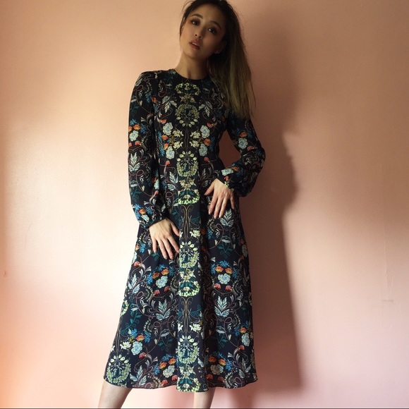 Zara Dresses & Skirts - Zara Floral Midi Dress